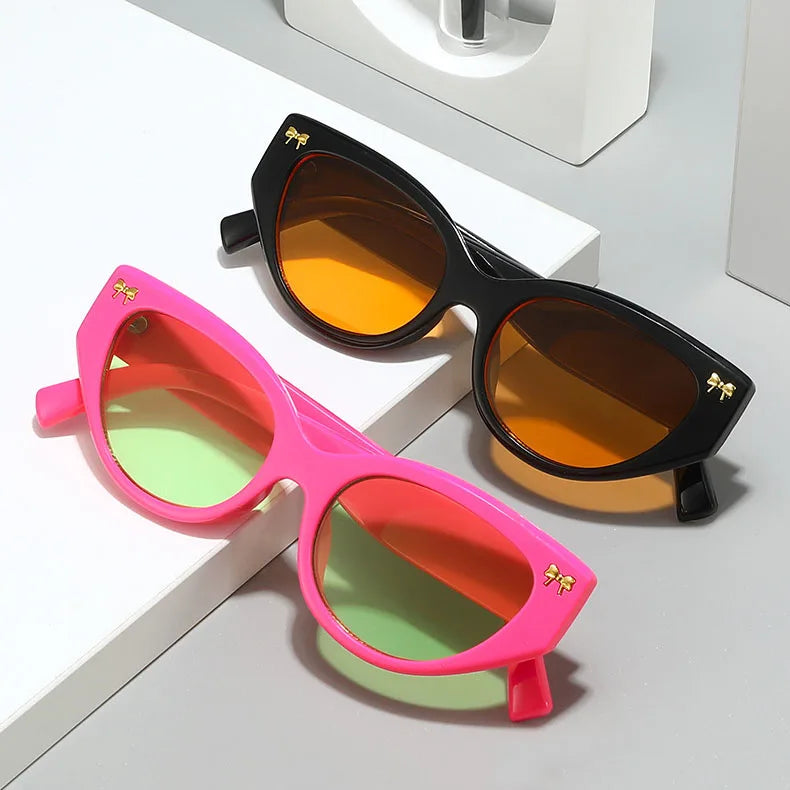 Cat Eye Sunglasses Unisex Square Frame