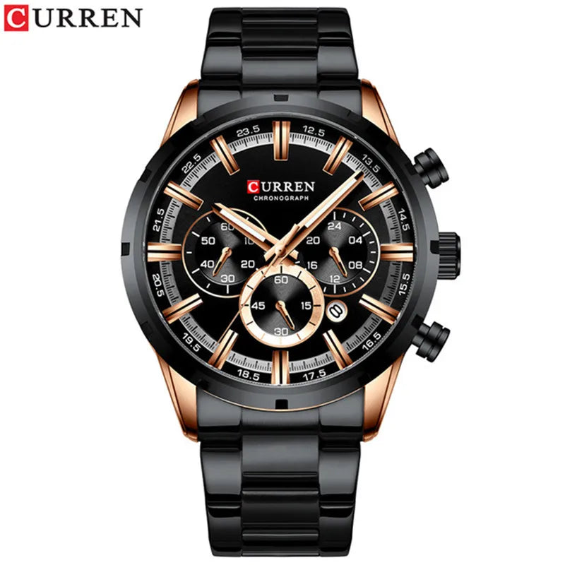 CURREN 8355 Men's Luxury Sports Chronograph Watch 6