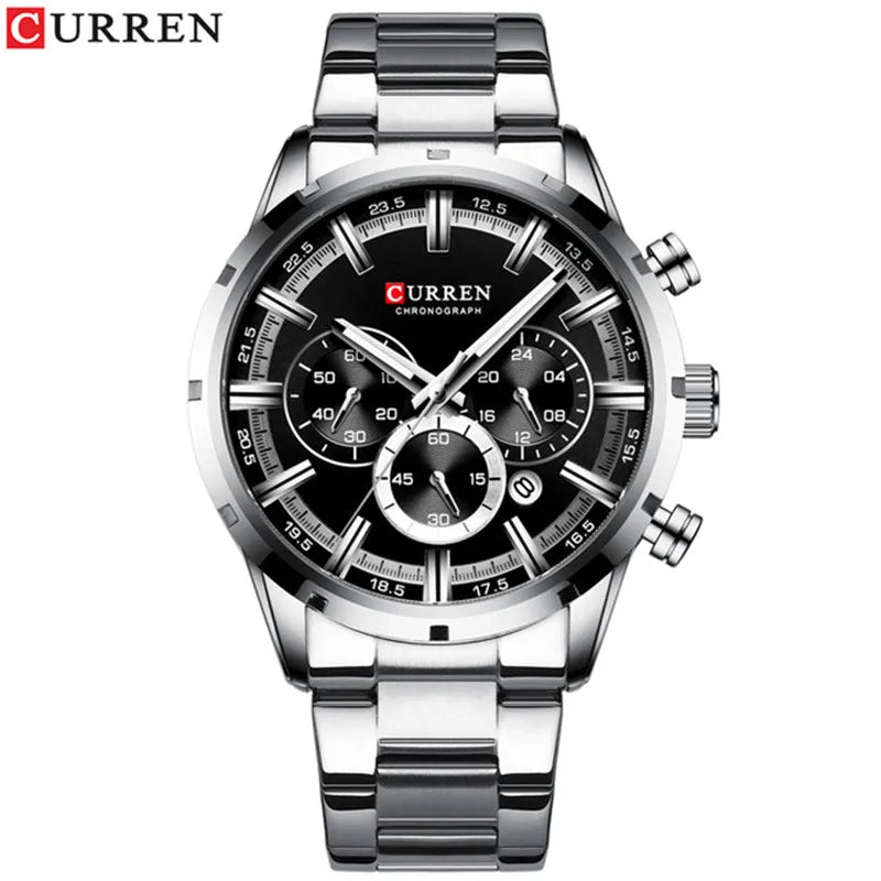 CURREN 8355 Men's Luxury Sports Chronograph Watch 8