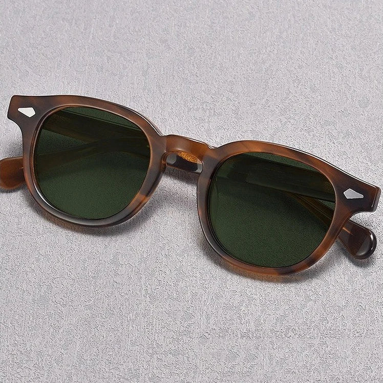 Finewell Vintage Round Polarized Sunglasses for Men and Women