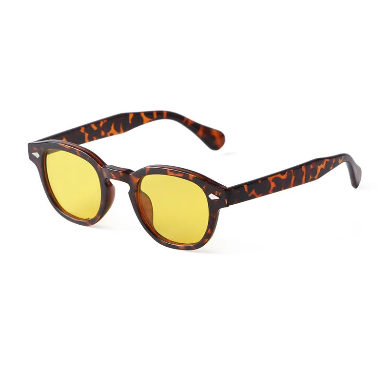 MOSI Vintage Tortoiseshell Round Sunglasses Unisex Retro Style 9