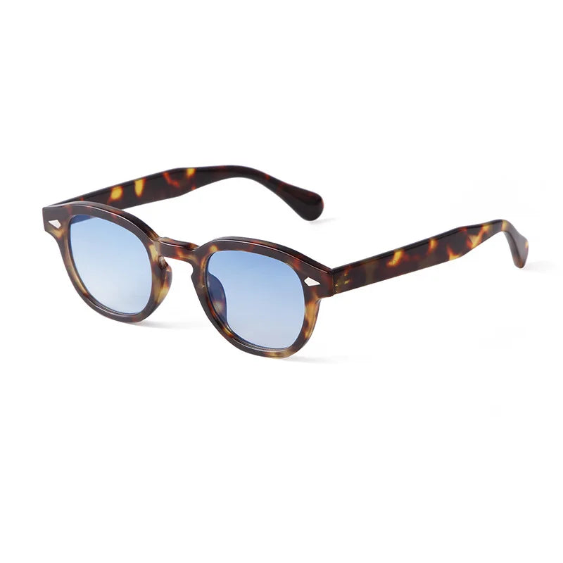 MOSI Vintage Tortoiseshell Round Sunglasses Unisex Retro Style 12