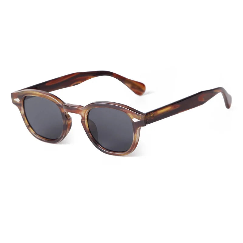 MOSI Vintage Tortoiseshell Round Sunglasses Unisex Retro Style 19