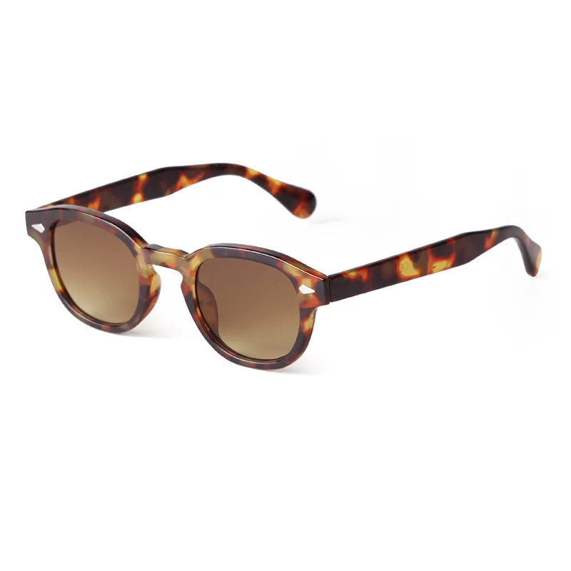 MOSI Vintage Tortoiseshell Round Sunglasses Unisex Retro Style 18