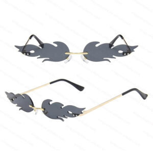 Fire Sunglasses Funny Party Glasses