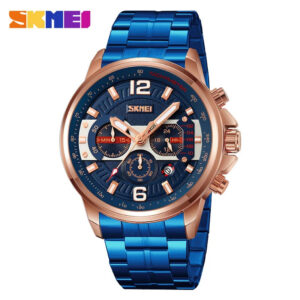 Luxury Stainless Steel Quartz Watch 7