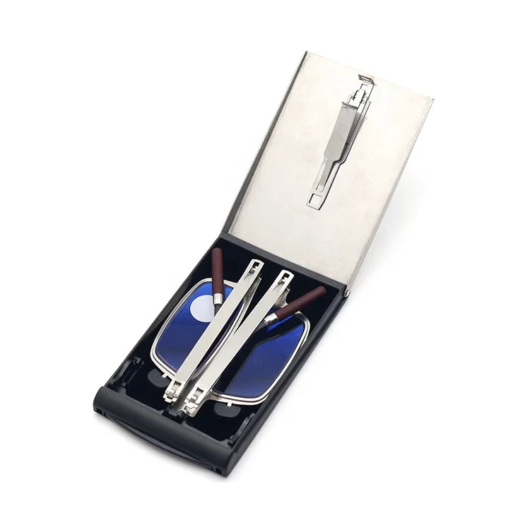 Men's Blue Light Blocking Foldable Reading Glasses 1