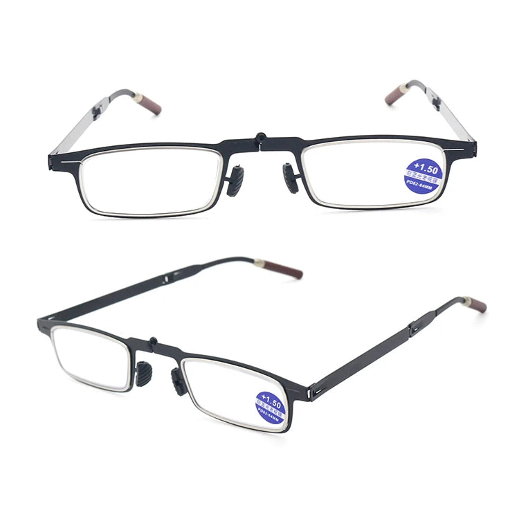 Men's Blue Light Blocking Foldable Reading Glasses 3