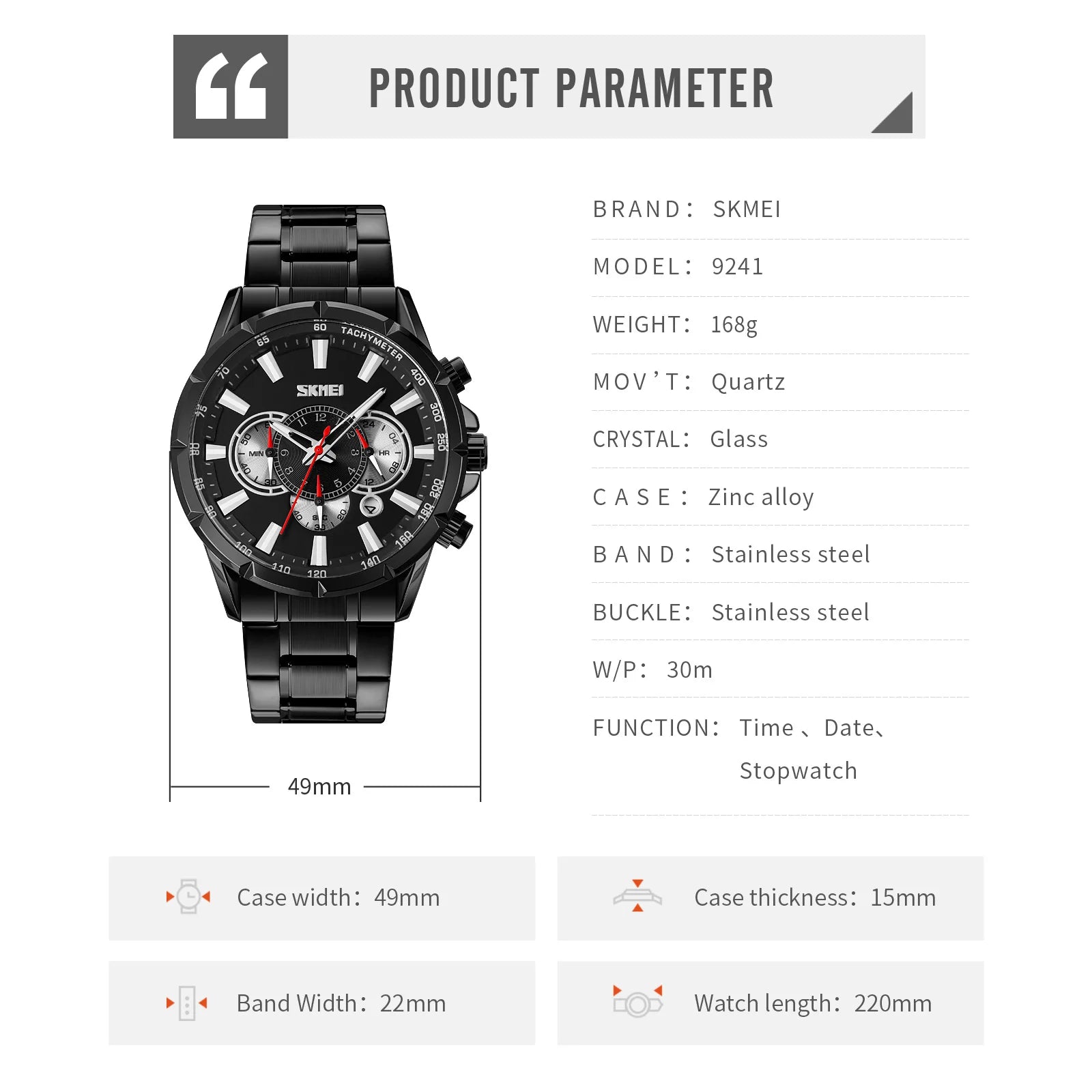 Men's Quartz Watch - High-End, Fashionable 5