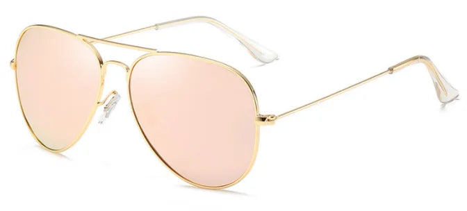 Men's Stainless Steel Pilot Sunglasses Polarized Aviation Style 10