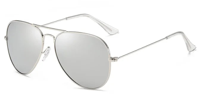 Men's Stainless Steel Pilot Sunglasses Polarized Aviation Style 7
