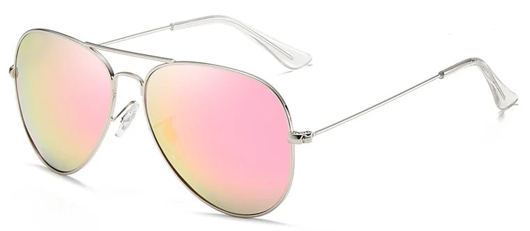 Men's Stainless Steel Pilot Sunglasses Polarized Aviation Style 9