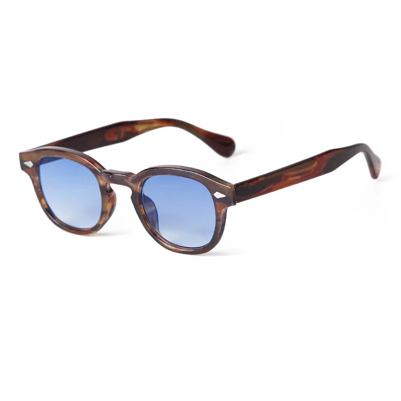MOSI Vintage Tortoiseshell Round Sunglasses Unisex Retro Style 20