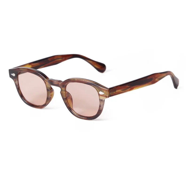 MOSI Vintage Tortoiseshell Round Sunglasses Unisex Retro Style 21