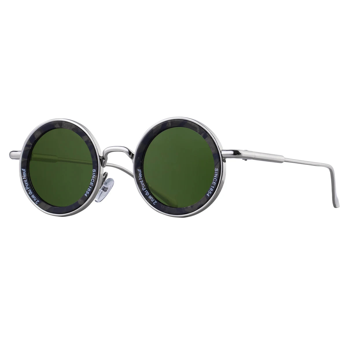 Partagas Unisex Punk Round Metal Sunglasses UV400 Protection 10