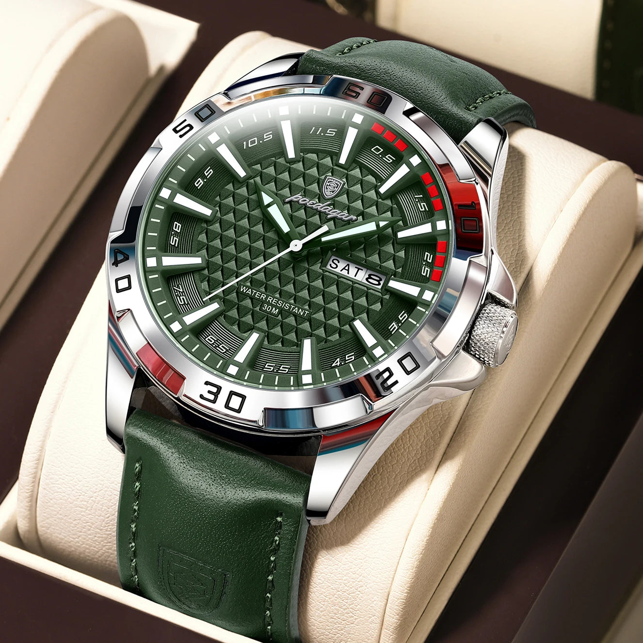 Poedagar Luxury Waterproof Luminous Men's Watch 11