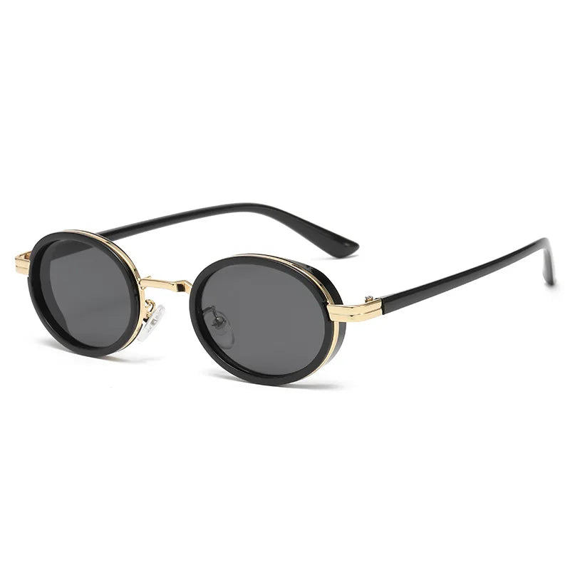 Retro Oval Metal Frame Sunglasses for Men & Women 6