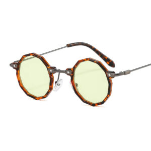 Retro Rivet Hollow Out Sunglasses – Punk One-Piece Shades for Women