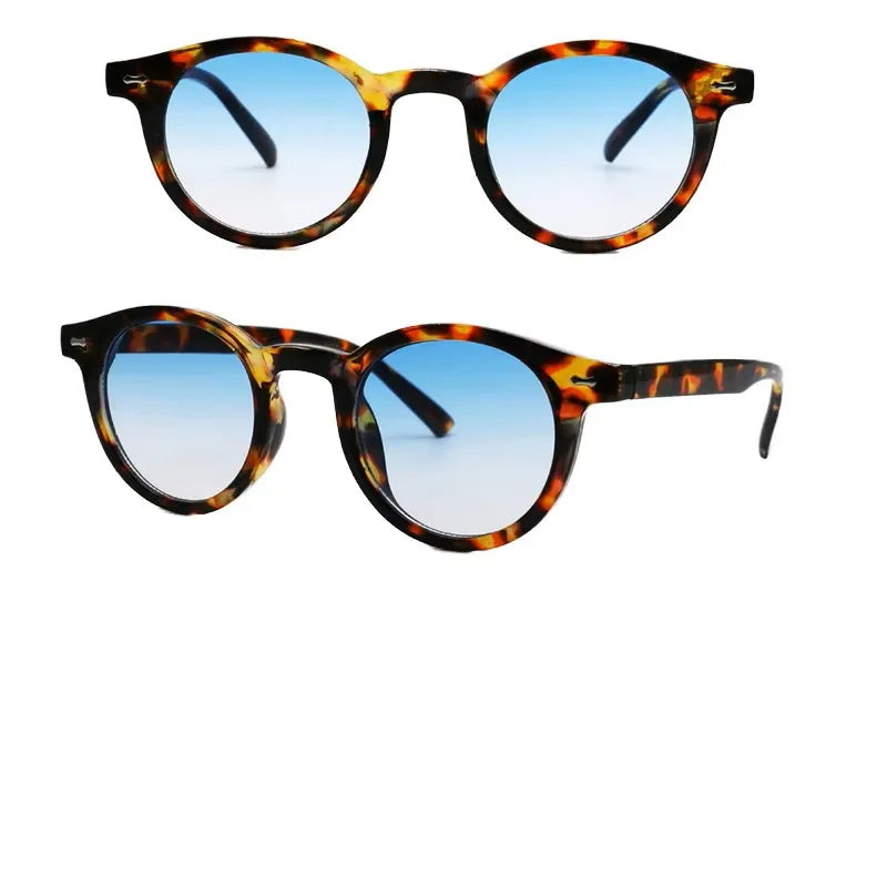 Retro Round Ocean Lens Sunglasses for Men & Women
