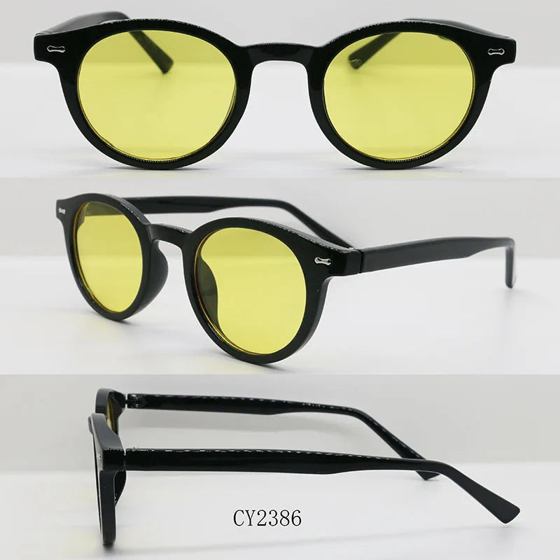 Retro Round Ocean Lens Sunglasses for Men & Women 14