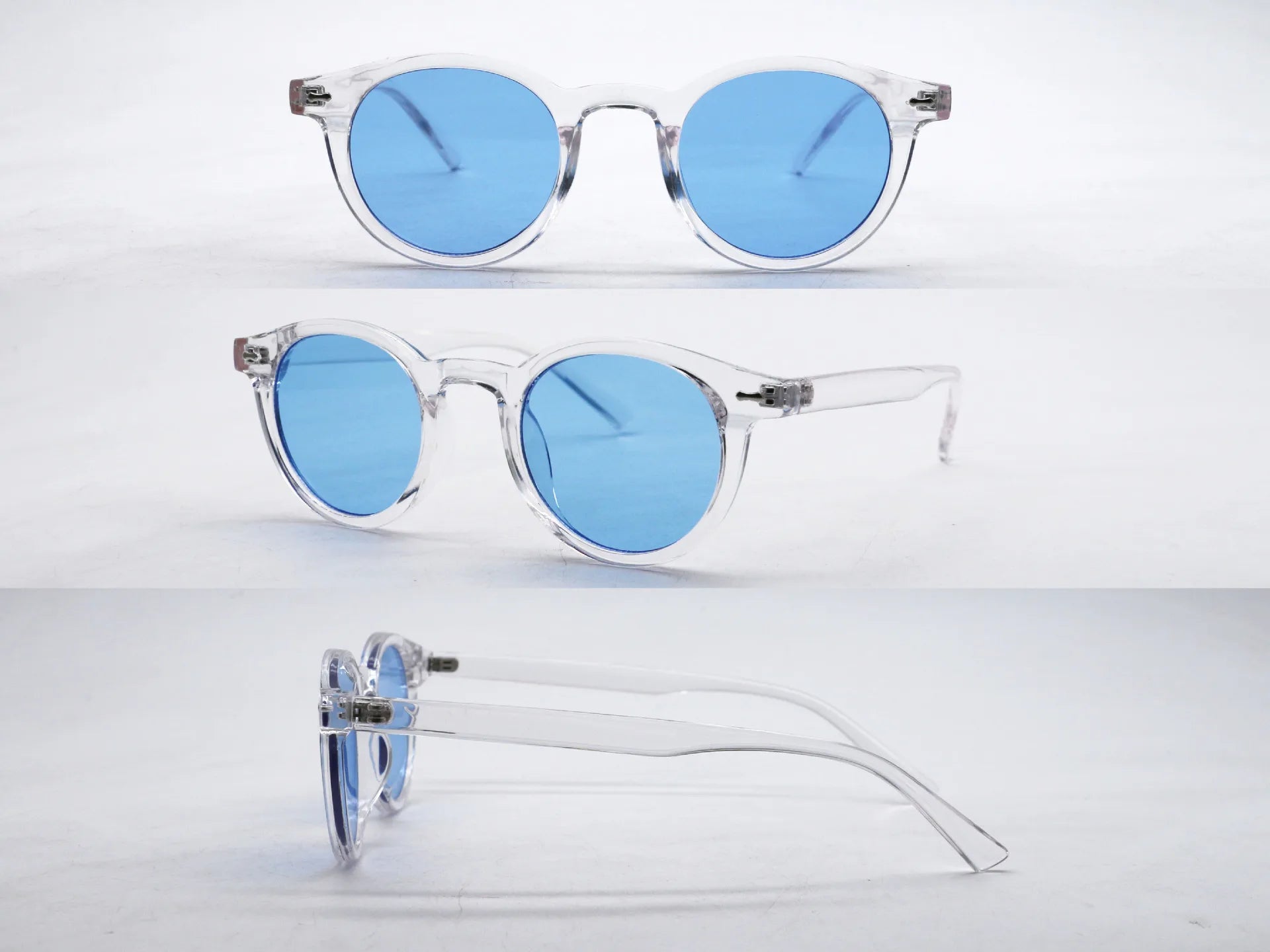 Retro Round Ocean Lens Sunglasses for Men & Women 8
