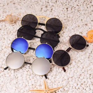 Steampunk Metal Circle Sunglasses for Men & Women