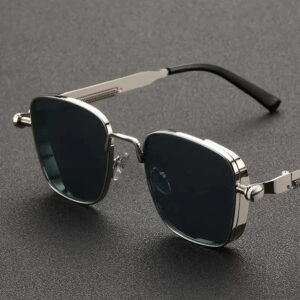 Steampunk Metal Frame Square Sunglasses Unisex