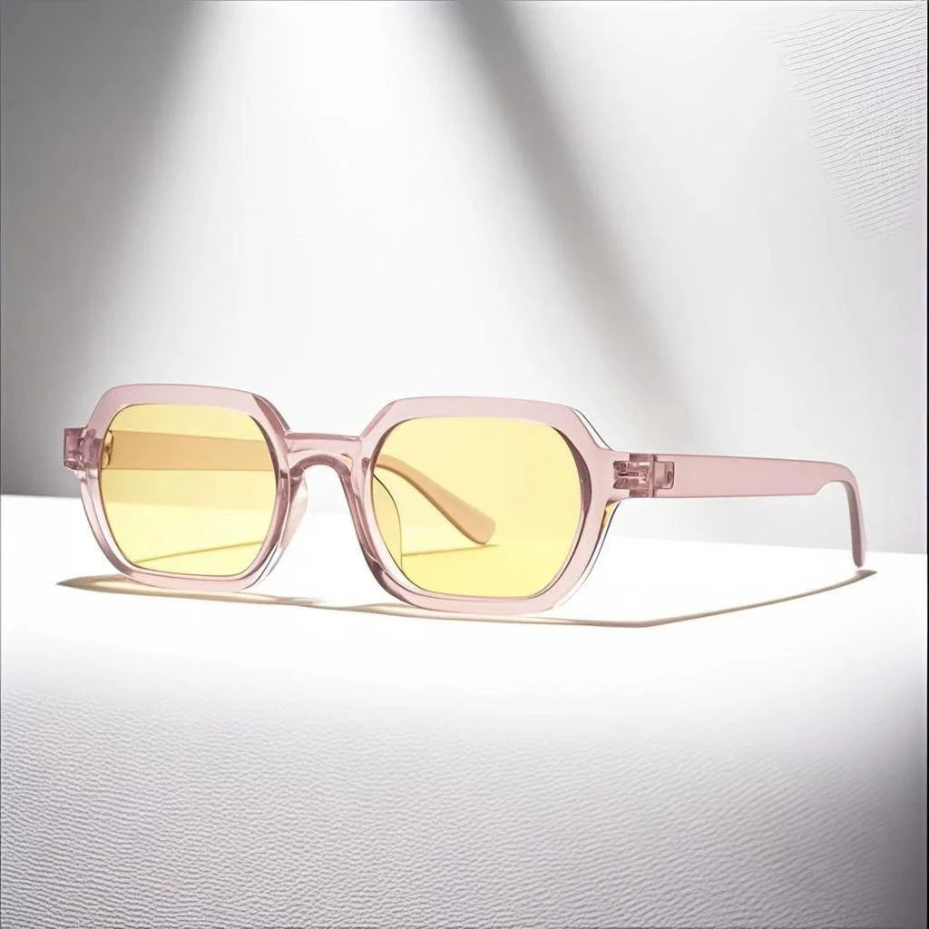 Unisex UV400 Square Sunglasses - Lightweight, Vintage Style 1