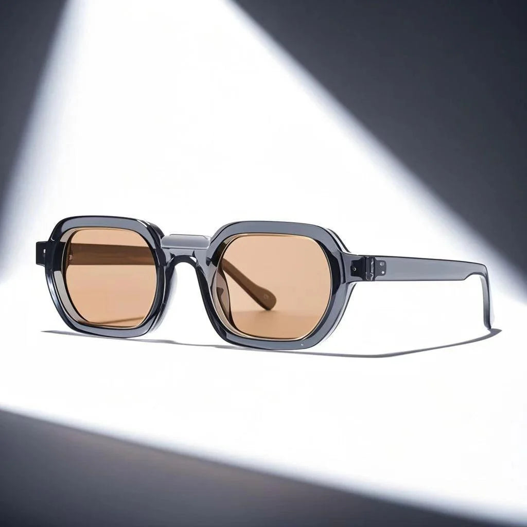 Unisex UV400 Square Sunglasses - Lightweight, Vintage Style 2