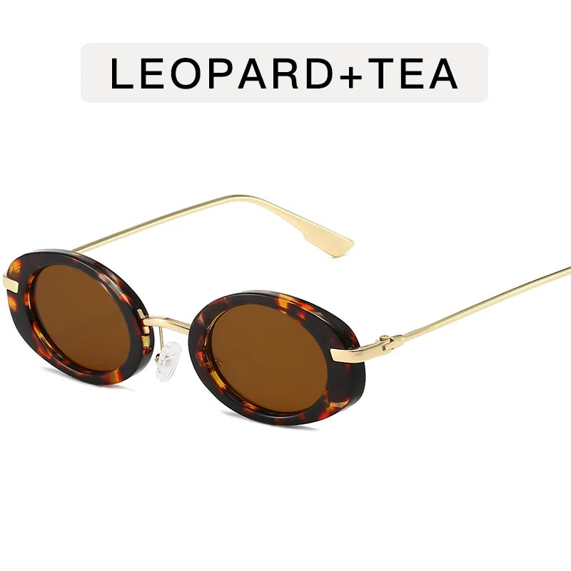 Vintage Oval Sunglasses with Custom Logo for Men & Women 10