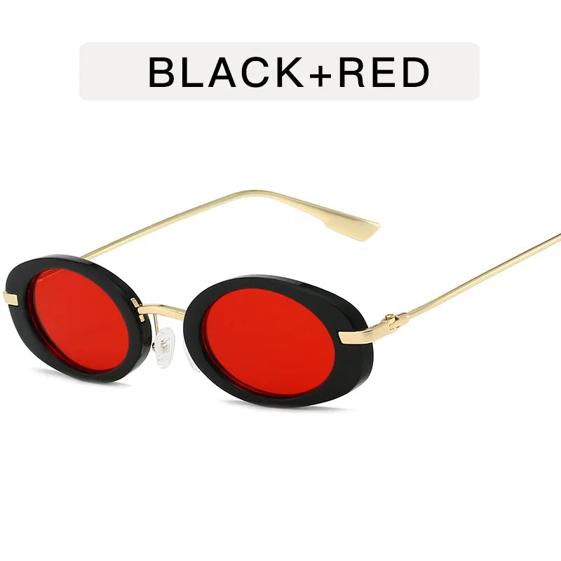 Vintage Oval Sunglasses with Custom Logo for Men & Women 5