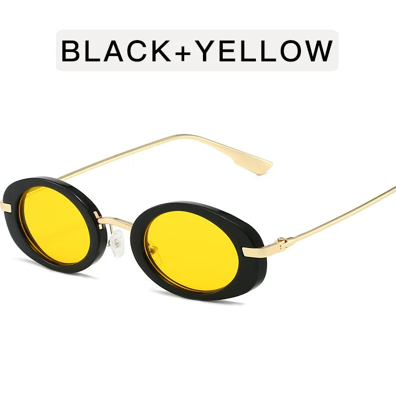 Vintage Oval Sunglasses with Custom Logo for Men & Women 6
