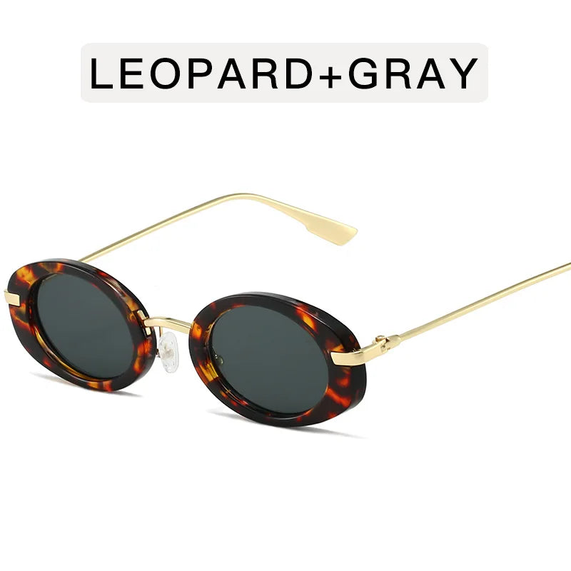 Vintage Oval Sunglasses with Custom Logo for Men & Women 7