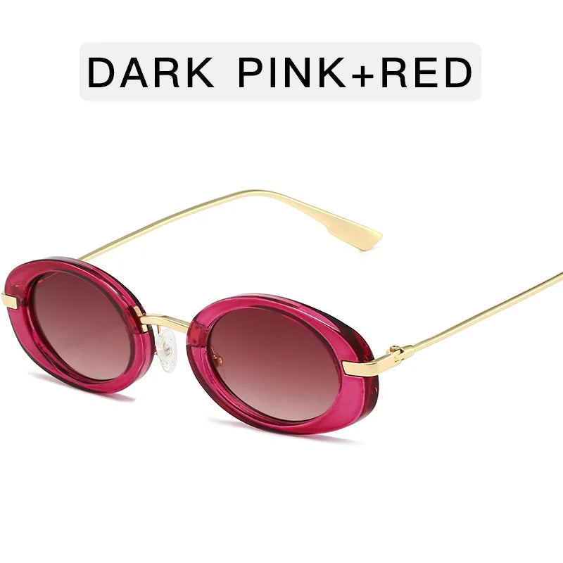 Vintage Oval Sunglasses with Custom Logo for Men & Women 9