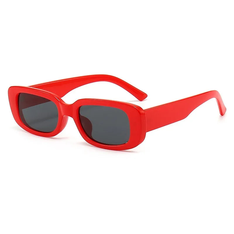 Vintage Rectangle Sunglasses for Men - Trendy Plastic Frames 8