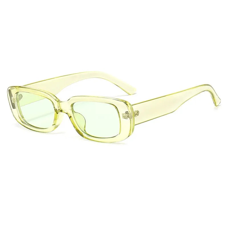 Vintage Rectangle Sunglasses for Men - Trendy Plastic Frames 5