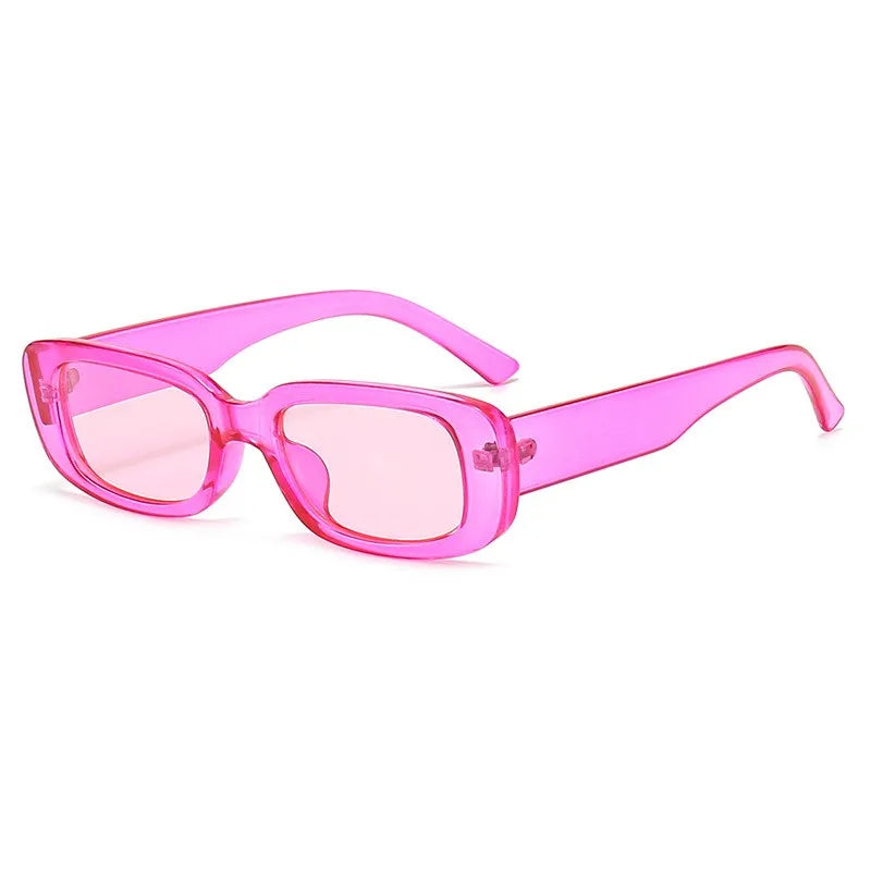 Vintage Rectangle Sunglasses for Men - Trendy Plastic Frames 9