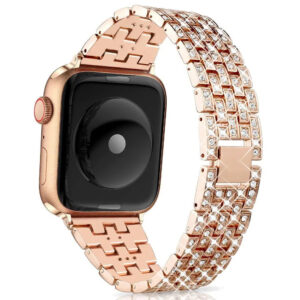 Women's Diamond Chain Watch Band for Apple Watch 40-45mm Series 6-8
