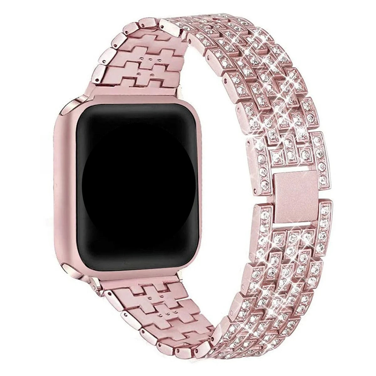 Women's Diamond Chain Watch Band for Apple Watch 40-45mm Series 6-8 10